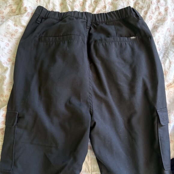 Women's Black Vans Straight-Leg Pants - Picture 4 of 4